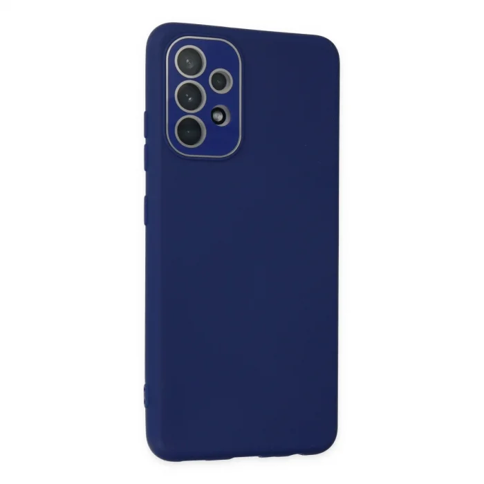 BUĞZ Samsung Galaxy A53 5g Kılıf Lansman Glass Kapak - Sky Blue