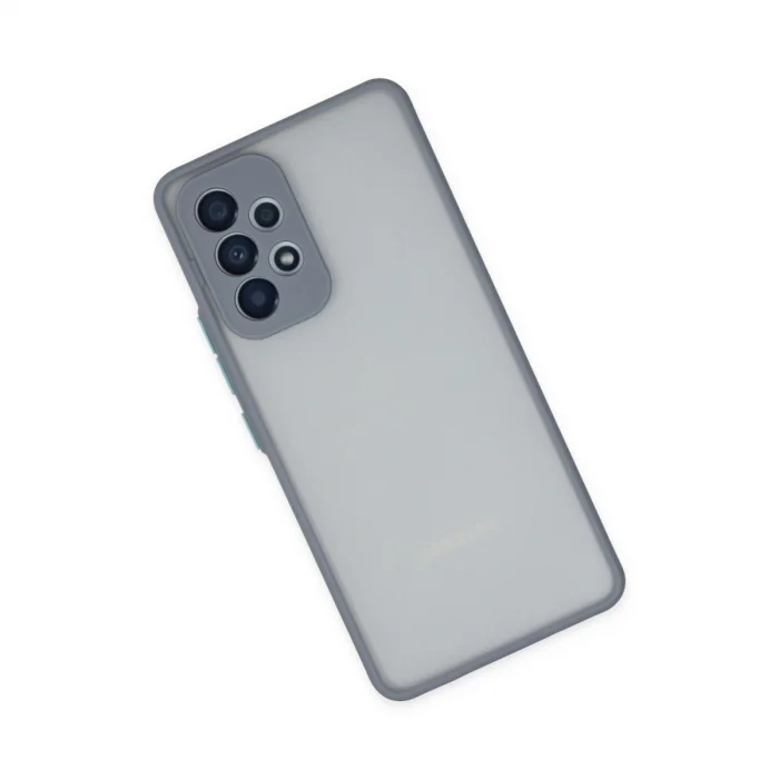 BUĞZ Samsung Galaxy A53 5g Kılıf Montreal Silikon Kapak - Gri