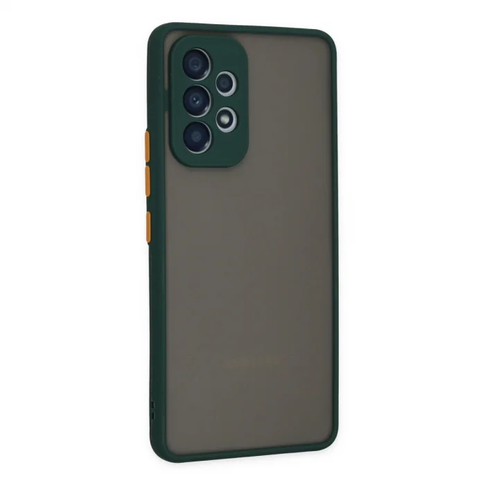 BUĞZ Samsung Galaxy A53 5g Kılıf Montreal Silikon Kapak - Yeşil