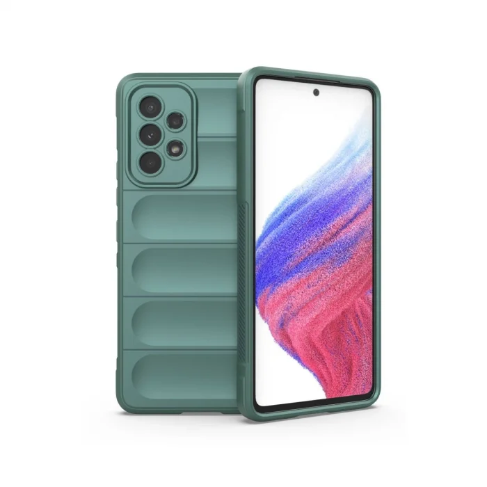 BUĞZ Samsung Galaxy A53 5g Kılıf Optimum Silikon - Koyu Yeşil
