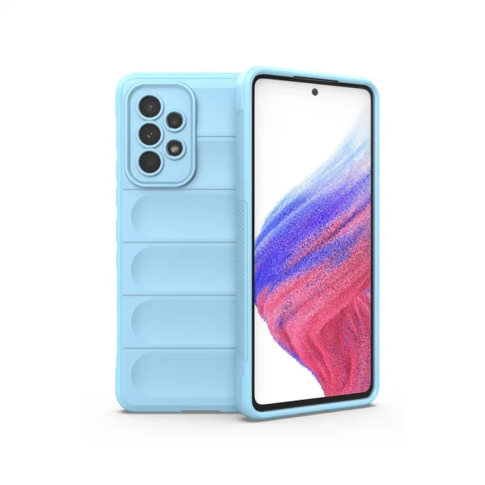 BUĞZ Samsung Galaxy A53 5g Kılıf Optimum Silikon - Sky Blue