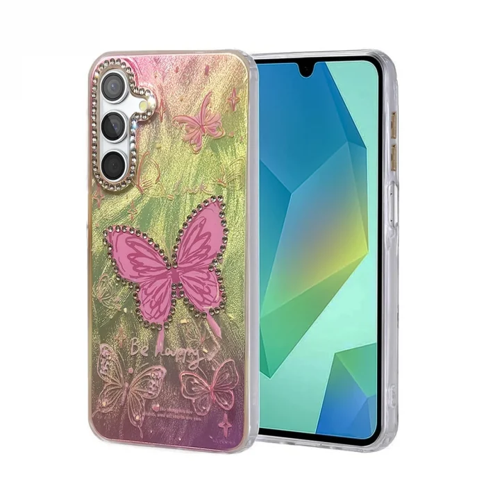 BUĞZ Samsung Galaxy A54 5g Kılıf Blade Aynalı Desenli Kapak - Desen 5