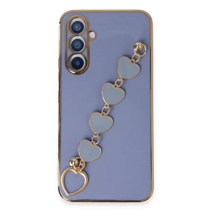BUĞZ Samsung Galaxy A54 5g Kılıf Esila Silikon - Gri