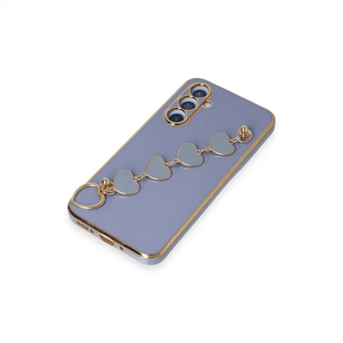BUĞZ Samsung Galaxy A54 5g Kılıf Esila Silikon - Gri