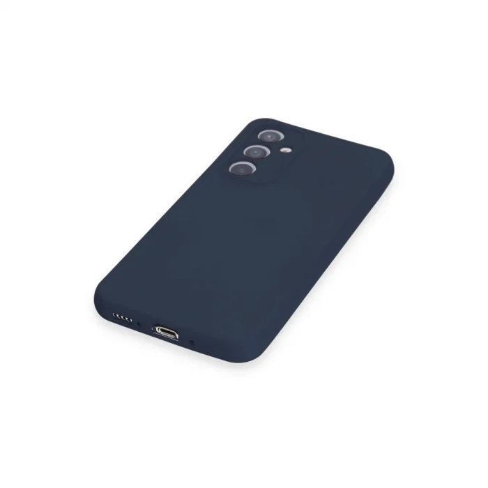 BUĞZ Samsung Galaxy A54 5g Kılıf Nano İçi Kadife Silikon - Lacivert