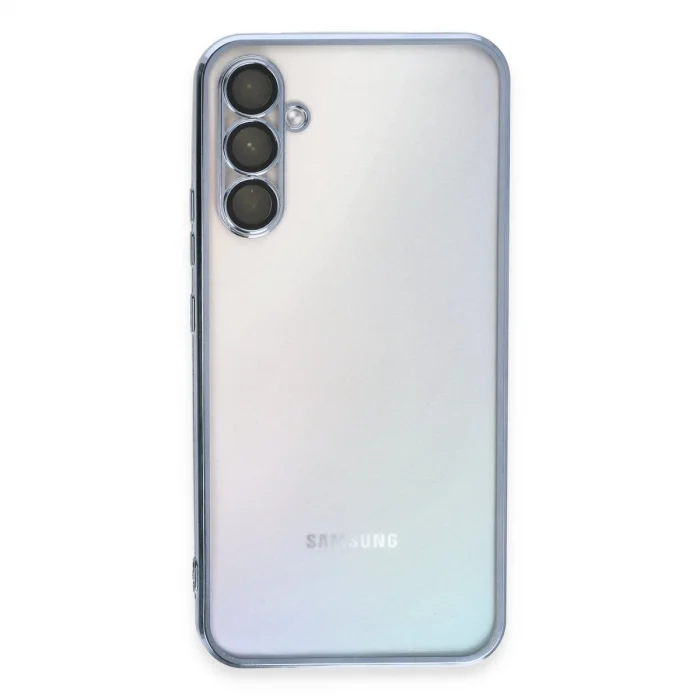 BUĞZ Samsung Galaxy A54 5g Kılıf Razer Lensli Silikon - Açık Mavi