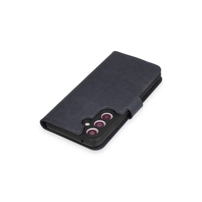 BUĞZ Samsung Galaxy A54 5g Kılıf Trend S Plus Kapaklı Kılıf - Lacivert