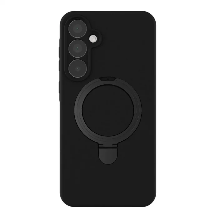 BUĞZ Samsung Galaxy A55 5g Regal Magsafe Standlı Kapak - Siyah