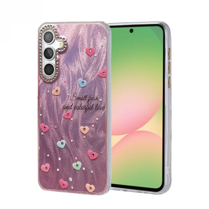 BUĞZ Samsung Galaxy A56 Kılıf Blade Aynalı Desenli Kapak - Desen 8