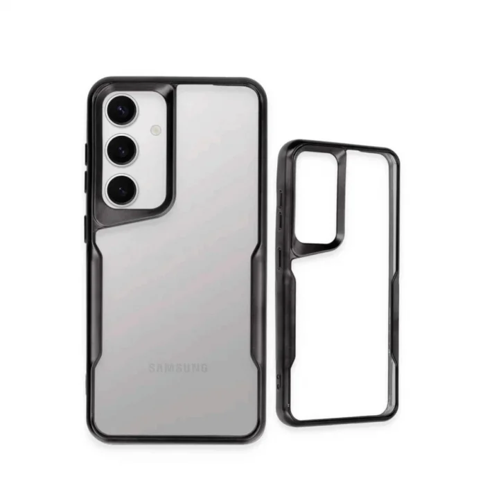 BUĞZ Samsung Galaxy A56 Kılıf Boyi Silikon Kapak - Siyah