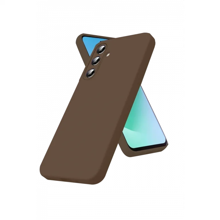 BUĞZ Samsung Galaxy A56 Kılıf First Silikon - Kahverengi