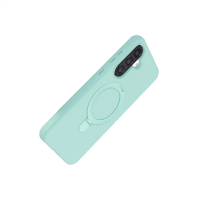 BUĞZ Samsung Galaxy A56 Regal Magsafe Standlı Kapak - Su Yeşili