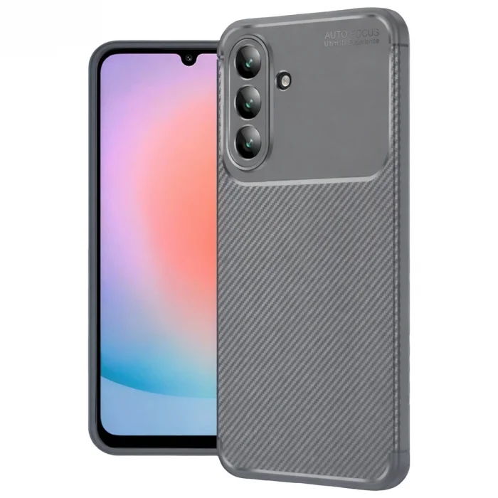 BUĞZ Samsung Galaxy A57 5g Auto Focus Karbon Kapak - Gri