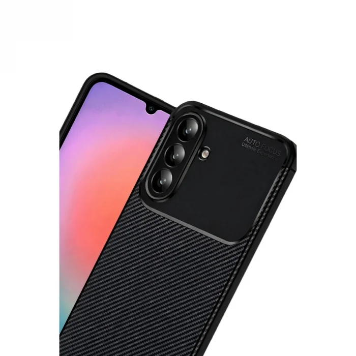 BUĞZ Samsung Galaxy A57 5g Auto Focus Karbon Kapak - Siyah