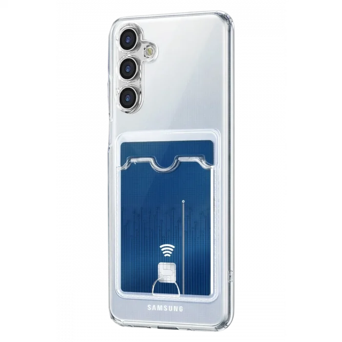 BUĞZ Samsung Galaxy A57 5g Kart Şeffaf Silikon - Şeffaf