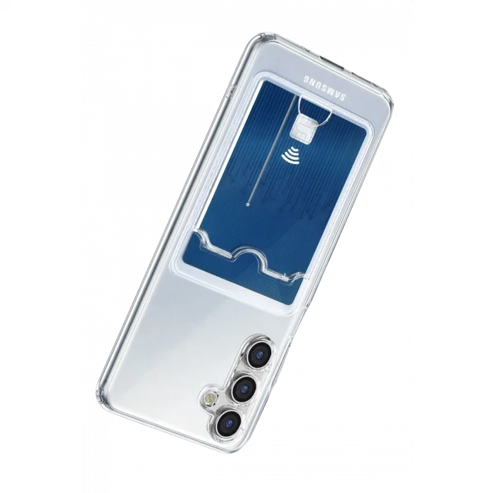 BUĞZ Samsung Galaxy A57 5g Kart Şeffaf Silikon - Şeffaf