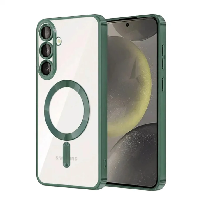 BUĞZ Samsung Galaxy A57 5g Kross Magneticsafe Kapak - Koyu Yeşil