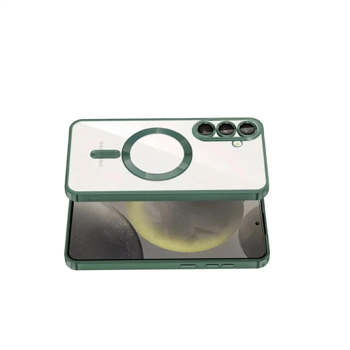 BUĞZ Samsung Galaxy A57 5g Kross Magneticsafe Kapak - Koyu Yeşil