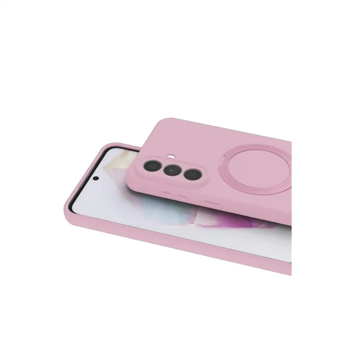 BUĞZ Samsung Galaxy A57 5g Regal Magsafe Standlı Kapak - Açık Pembe