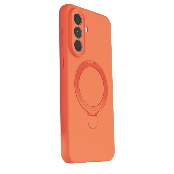 BUĞZ Samsung Galaxy A57 5g Regal Magsafe Standlı Kapak - Turuncu