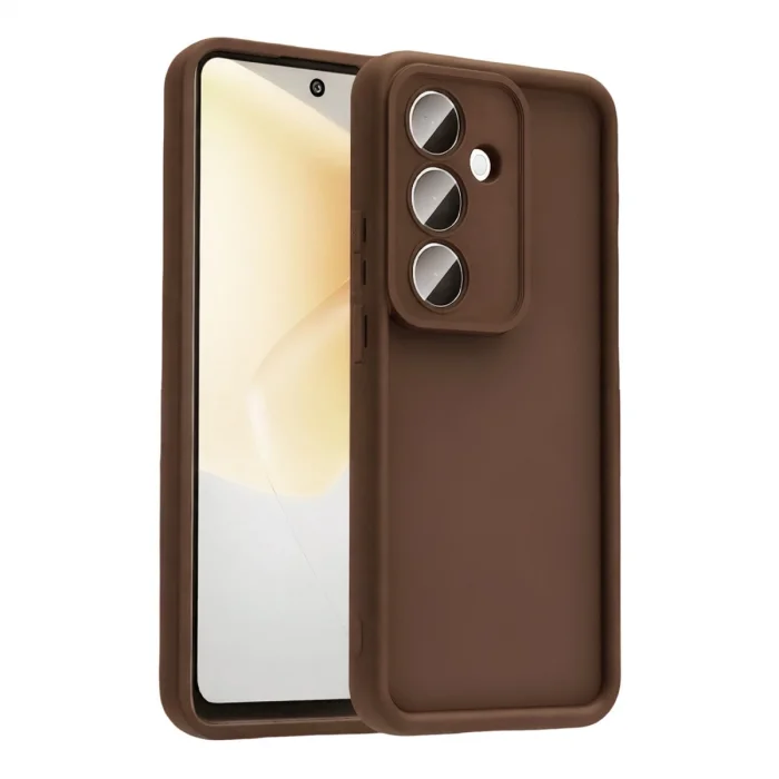 BUĞZ Samsung Galaxy A57 5g Viera Silikon - Kahverengi