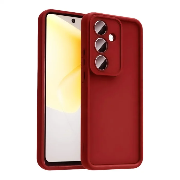 BUĞZ Samsung Galaxy A57 5g Viera Silikon - Kırmızı