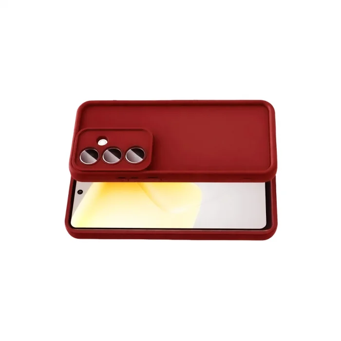 BUĞZ Samsung Galaxy A57 5g Viera Silikon - Kırmızı