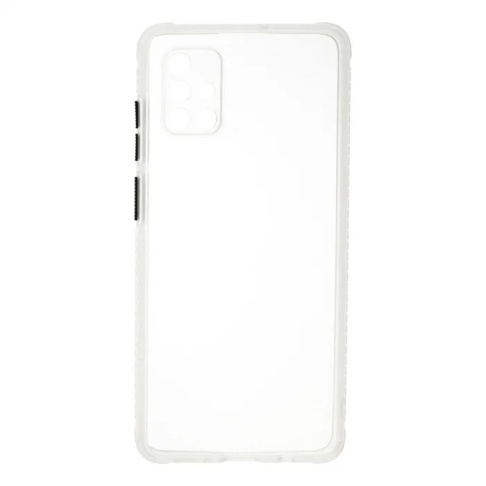 BUĞZ Samsung Galaxy A71 Kılıf Miami Şeffaf Silikon - Şeffaf