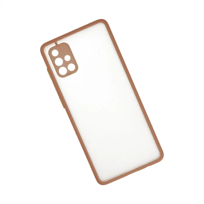 BUĞZ Samsung Galaxy A71 Kılıf Montreal Silikon Kapak - Pembe