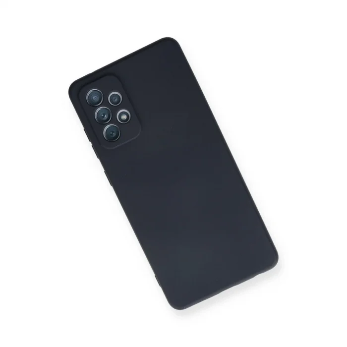 BUĞZ Samsung Galaxy A72 Kılıf Nano İçi Kadife Silikon - Lacivert