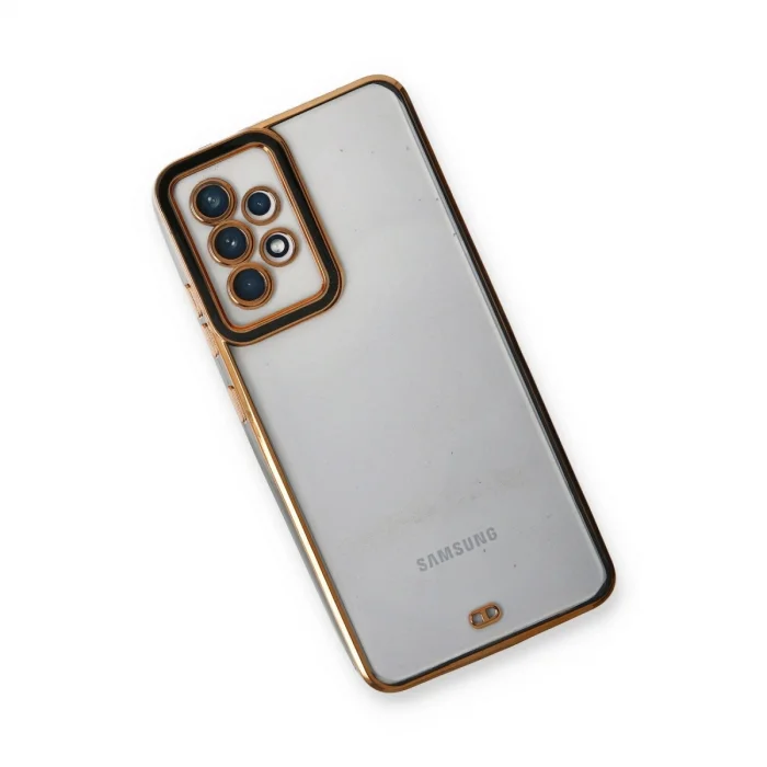 BUĞZ Samsung Galaxy A73 5g Kılıf Liva Lens Silikon - Siyah