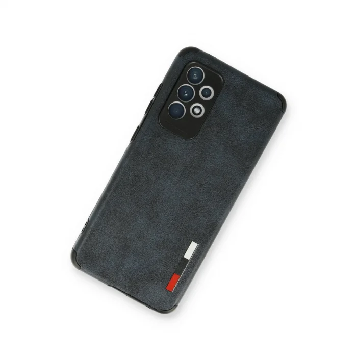 BUĞZ Samsung Galaxy A73 5g Kılıf Loop Deri Silikon - Lacivert