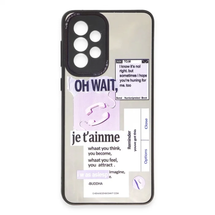 BUĞZ Samsung Galaxy A73 5g Kılıf Mirror Desenli Kapak - Mirror - 4