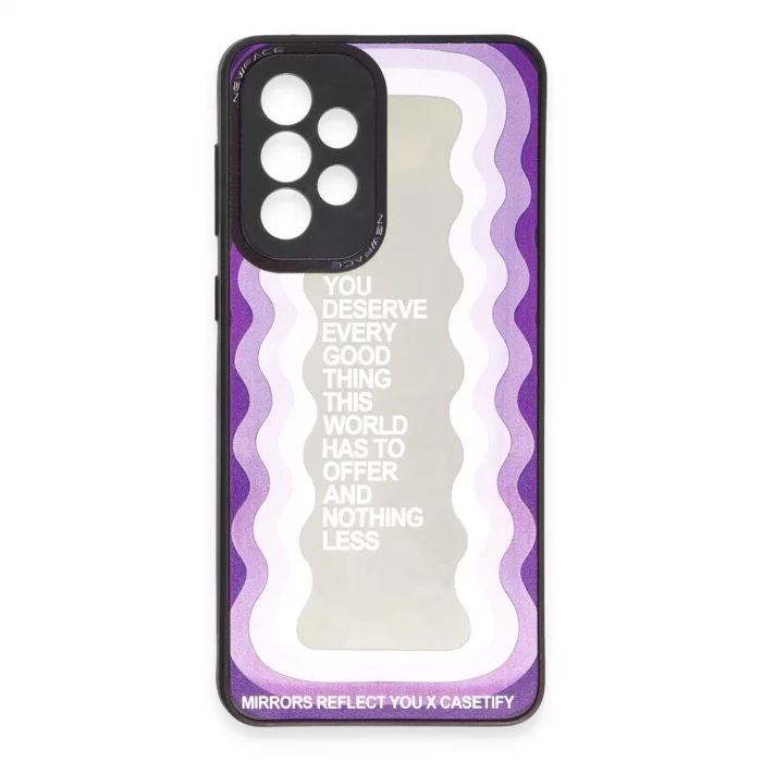 BUĞZ Samsung Galaxy A73 5g Kılıf Mirror Desenli Kapak - Mirror - 5