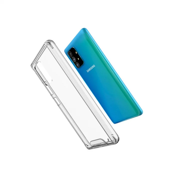 BUĞZ Samsung Galaxy A91 / S10 Lite Kılıf Lüx Şeffaf Silikon