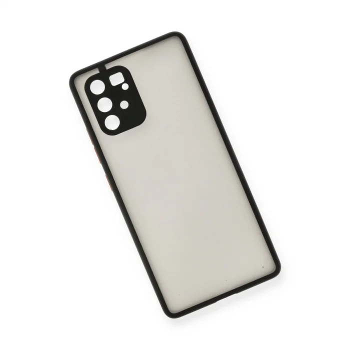 BUĞZ Samsung Galaxy A91 / S10 Lite Kılıf Montreal Silikon Kapak - Siyah