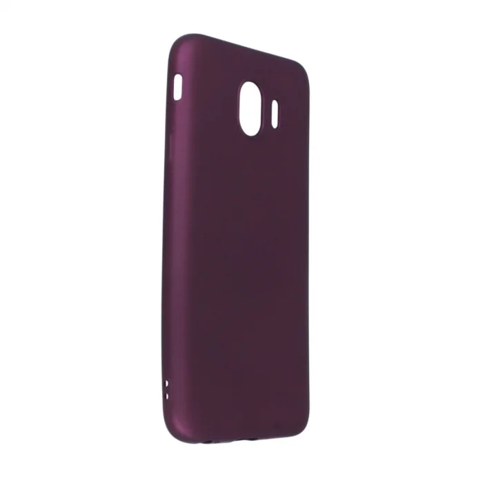 BUĞZ Samsung Galaxy J4 Kılıf First Silikon - Mürdüm