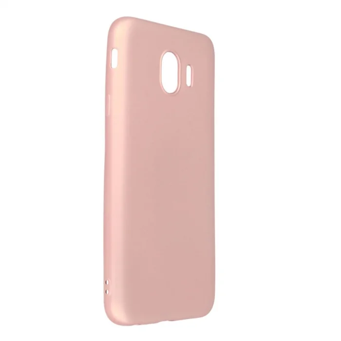 BUĞZ Samsung Galaxy J4 Kılıf First Silikon - Rose Gold