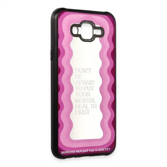 BUĞZ Samsung Galaxy J7 Kılıf Mirror Desenli Kapak - Mirror - 11