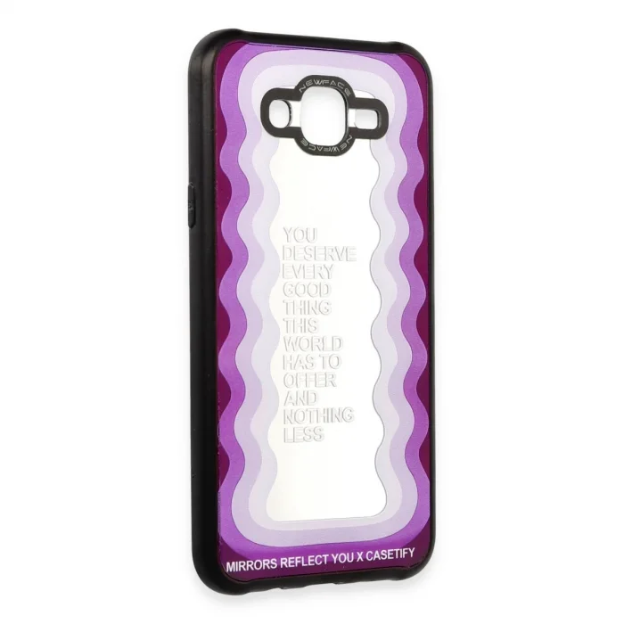 BUĞZ Samsung Galaxy J7 Kılıf Mirror Desenli Kapak - Mirror - 5