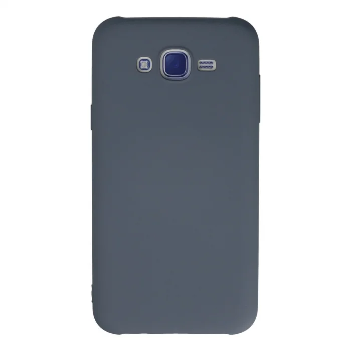 BUĞZ Samsung Galaxy J7 Kılıf Nano İçi Kadife Silikon - Gri