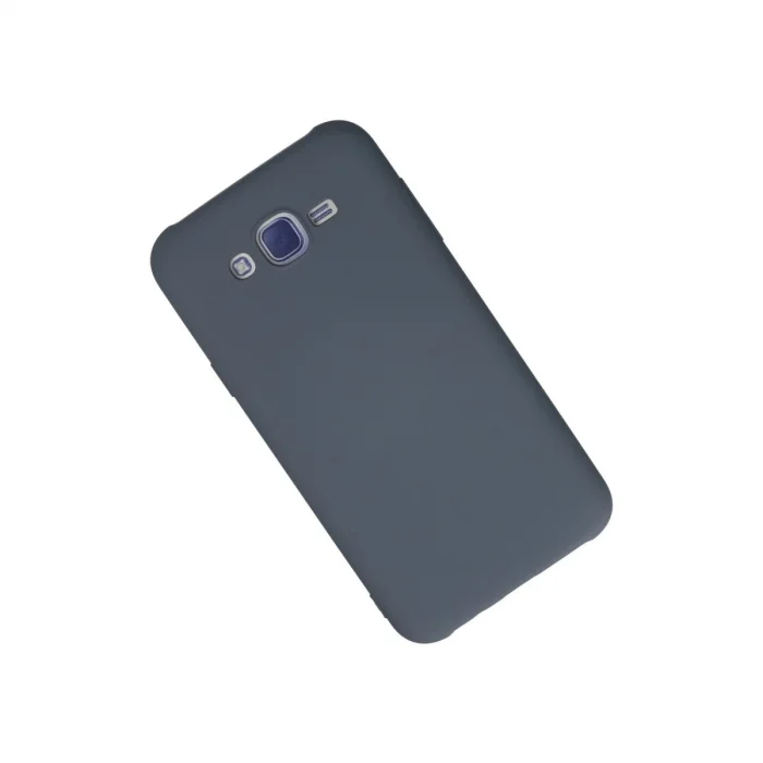 BUĞZ Samsung Galaxy J7 Kılıf Nano İçi Kadife Silikon - Gri