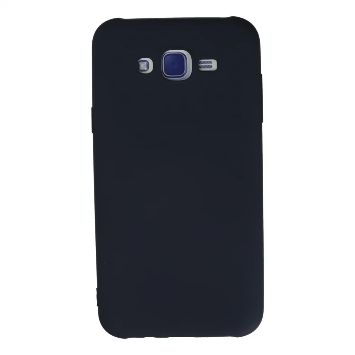 BUĞZ Samsung Galaxy J7 Kılıf Nano İçi Kadife Silikon - Lacivert