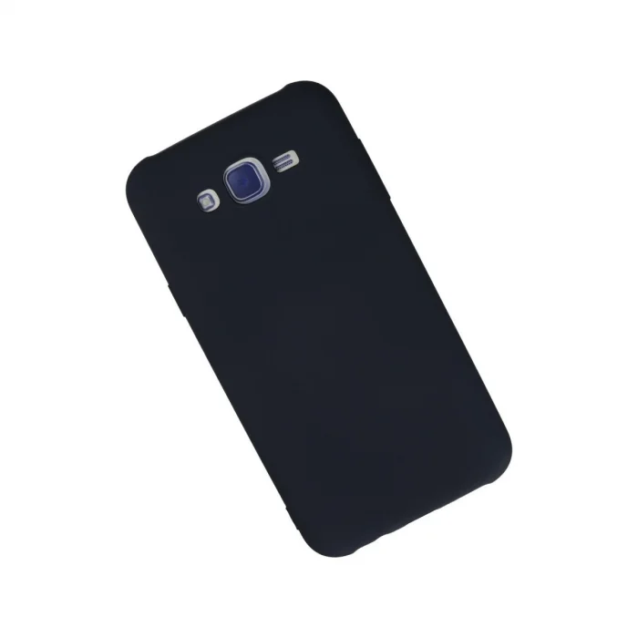 BUĞZ Samsung Galaxy J7 Kılıf Nano İçi Kadife Silikon - Lacivert