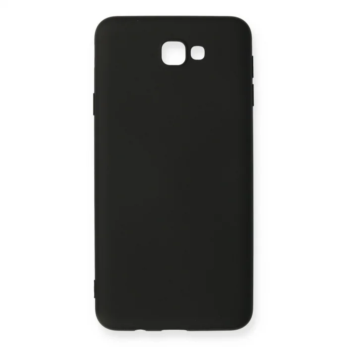 BUĞZ Samsung Galaxy J7 Prime Kılıf Nano İçi Kadife Silikon - Siyah