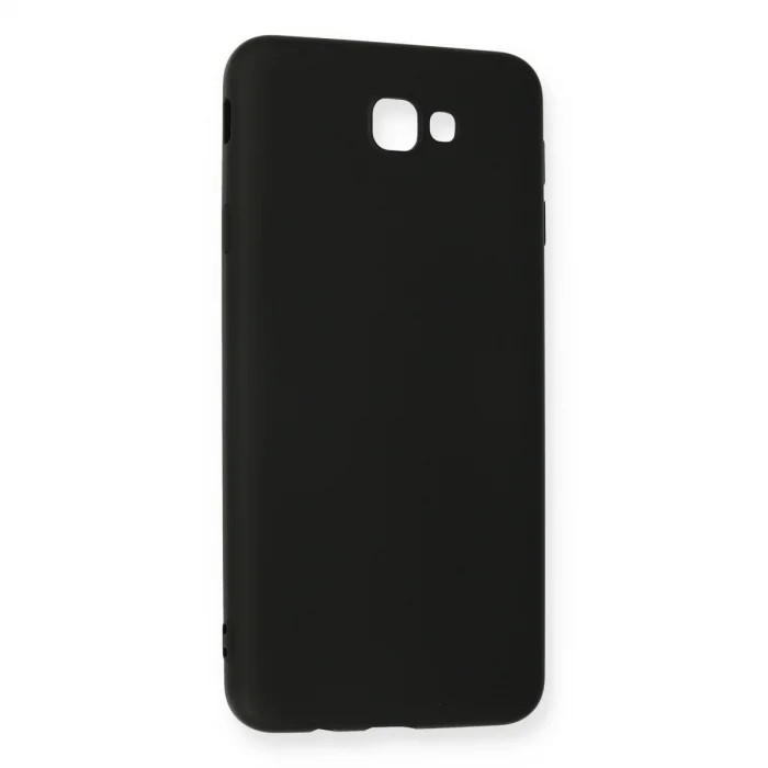 BUĞZ Samsung Galaxy J7 Prime Kılıf Nano İçi Kadife Silikon - Siyah
