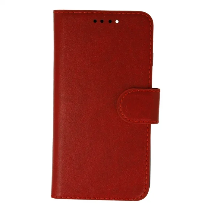 BUĞZ Samsung Galaxy J7 Prime Kılıf Trend S Plus Kapaklı Kılıf - Kırmızı