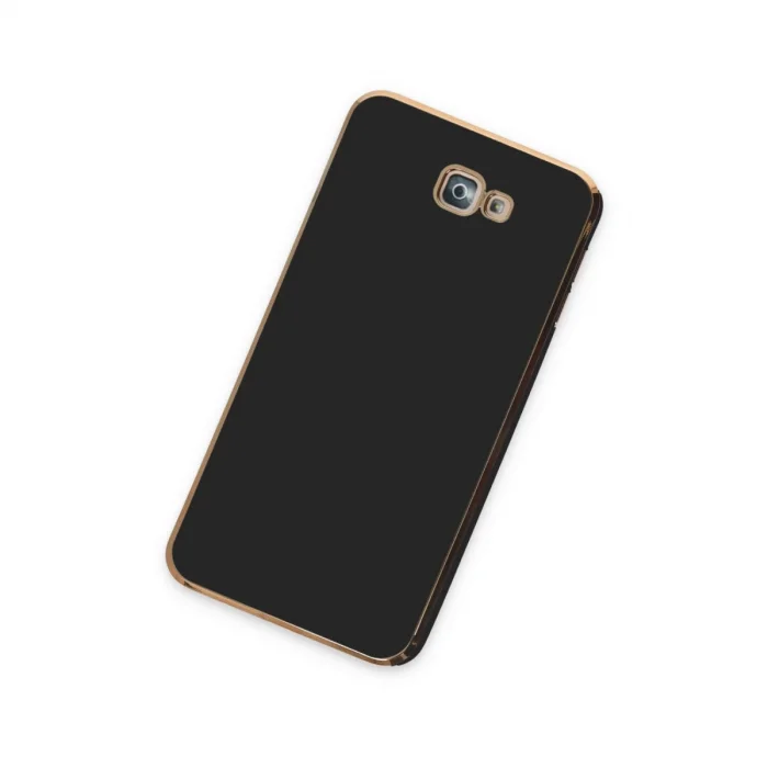 BUĞZ Samsung Galaxy J7 Prime Kılıf Volet Silikon - Siyah