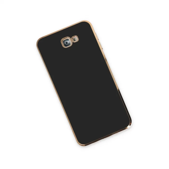 BUĞZ Samsung Galaxy J7 Prime Kılıf Volet Silikon - Siyah