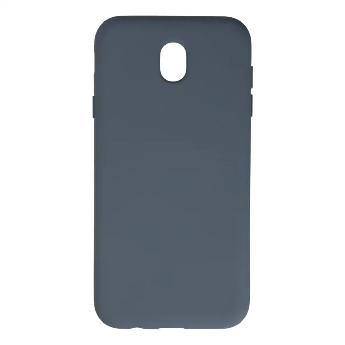 BUĞZ Samsung Galaxy J7 Pro / J730 Kılıf Nano İçi Kadife Silikon - Gri